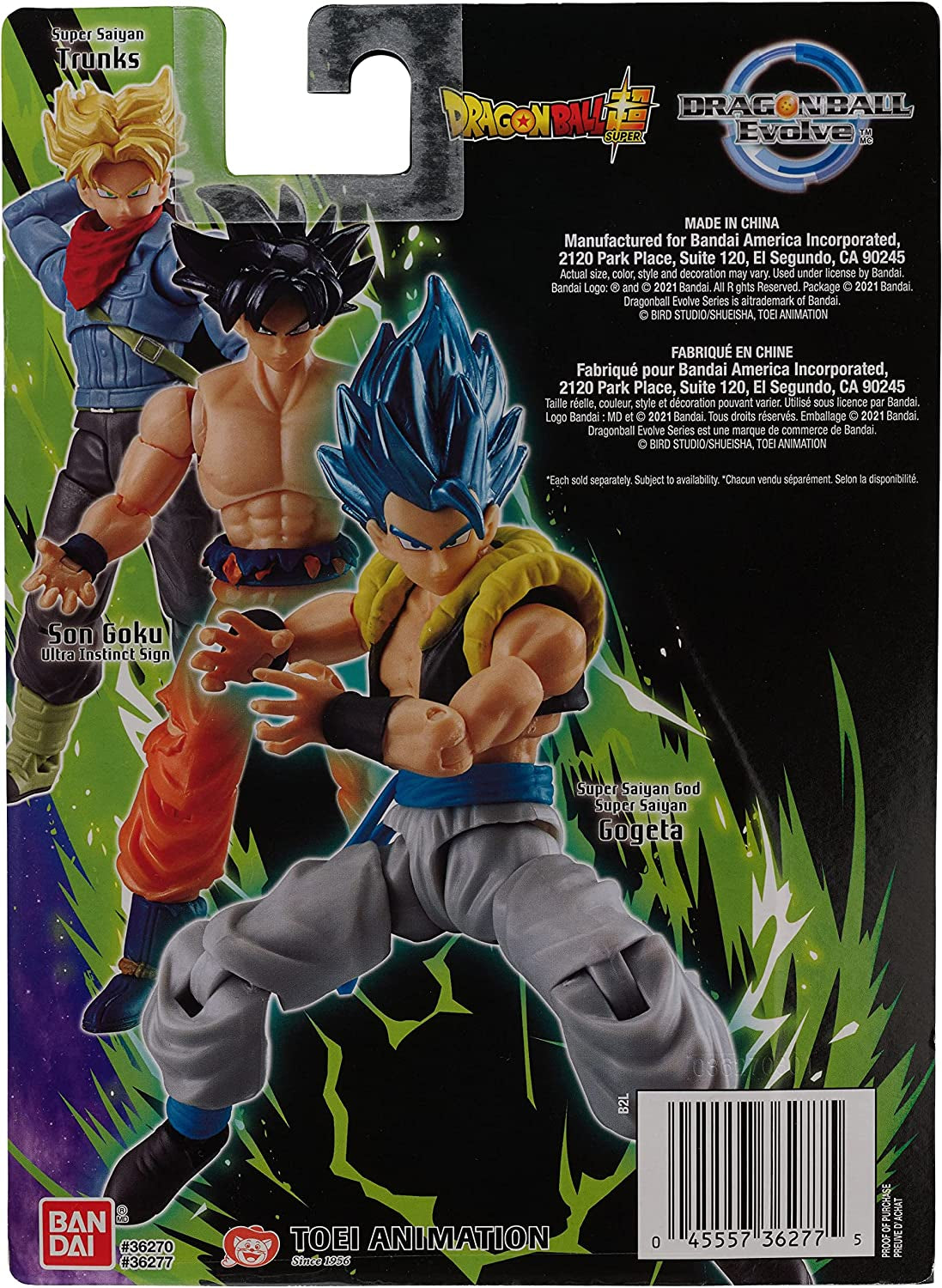 America - Dragon Ball Evolve 5 Action Figure Super Saiyan Blue Gogeta